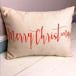 NWOT Christmas Throw Pillow